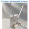 4G роутер Wi-Fi cpf903-SMA2 c СИМ картой и внешней антенной Kroks  MIMO
